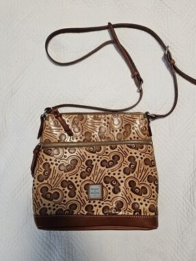 Dooney & Bourke Disney Embossed Mickey Mouse Ears Crossbody Bag